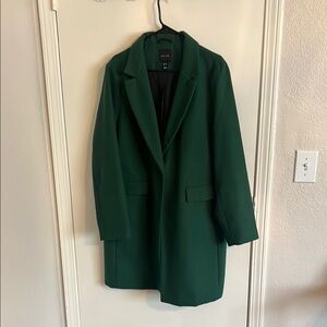 Elegant Green Women's Coat